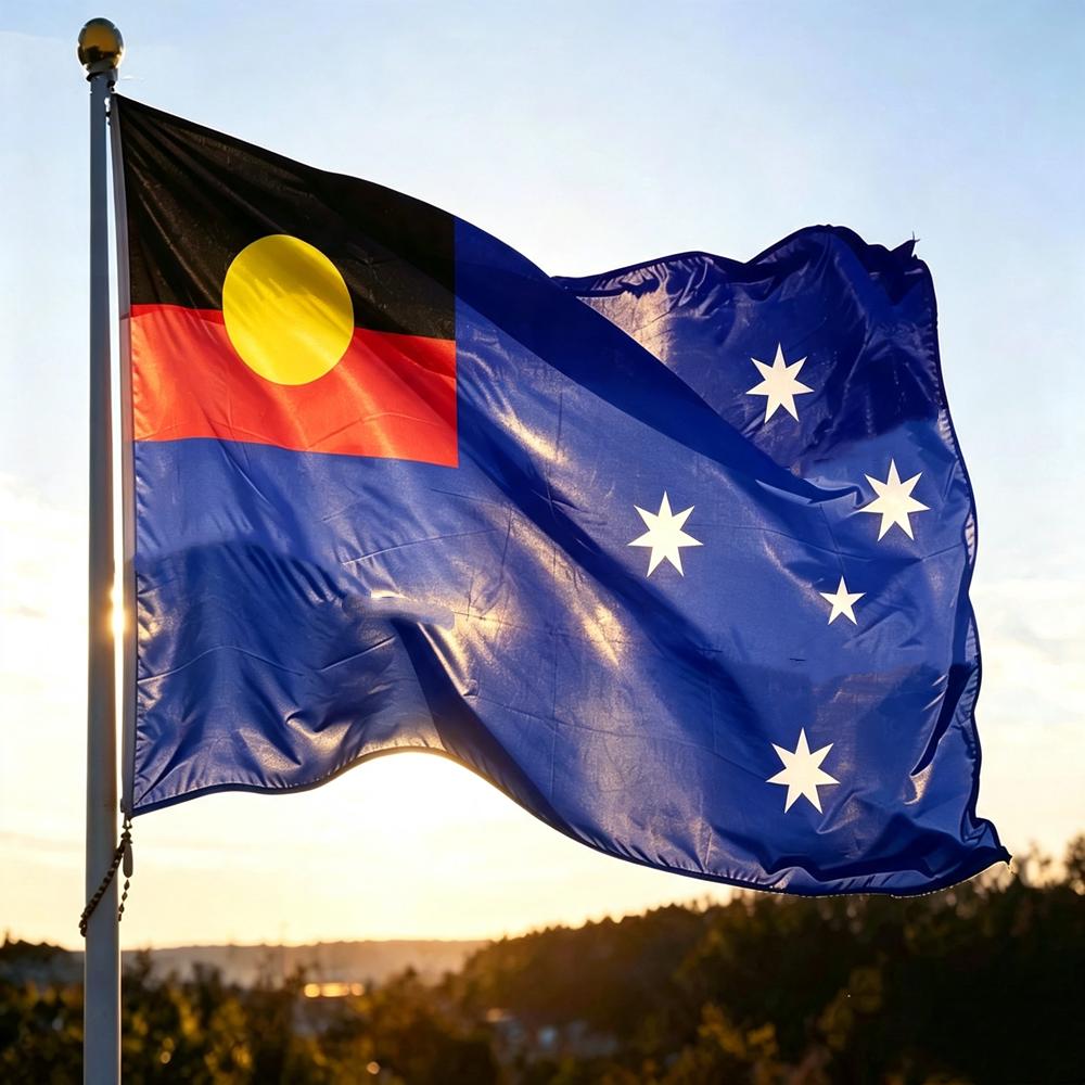 Australia Flag with Aboriginal Design 2x3ft 3x5ft Polyester Printed Banner Outdoor Garden Decoration Hanging Flag For Display