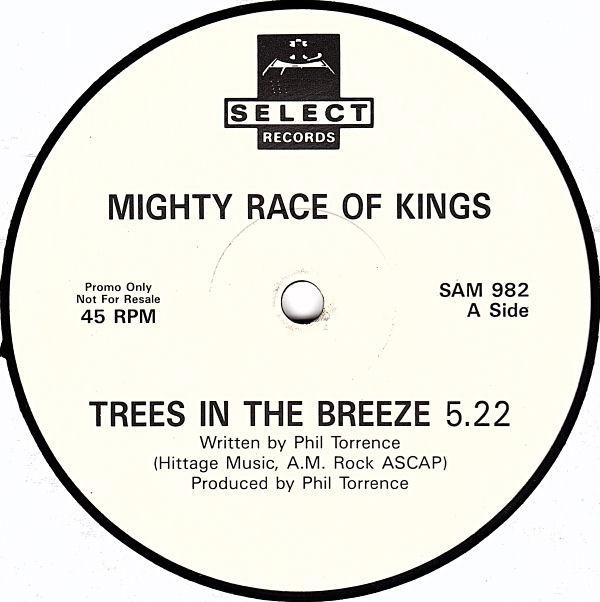 12-дюймовая пластинка MIGHTY RACE OF KINGS - Trees In The Breeze SAM982PROMO Select Records США Рэп и хип-хоп/R&B Б/У
