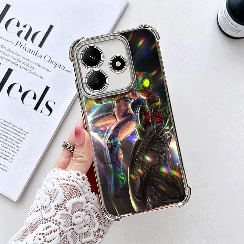 M-Metroids Soft Phone Case For Xiaomi Redmi Note 14 15 Pro Plus 13 12 11S 11T 5G 10 9S 9 Plating Anti-Fall Fundas