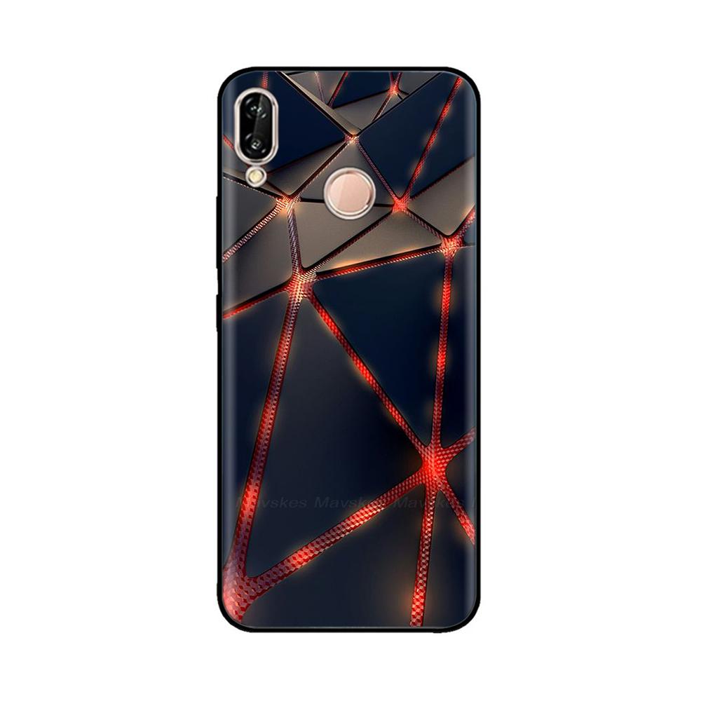 Чехол для Huawei P20 Lite Силиконовый Мягкий ТПУ Печатный Чехол для Телефона Для Huawei P20lite P 20 Lite Бампер Чехол Ударопрочный 5,84 дюйма