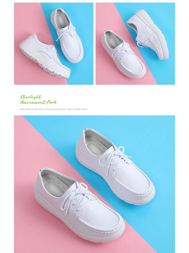 Women's Lace-Up Soft Sole Non-Slip Fashionable Flats - Breathable, Comfortable Autumn/Winter Shoes
