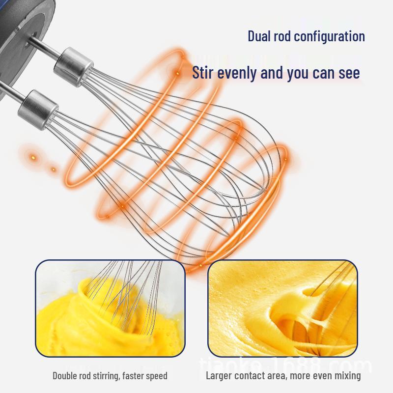 Premium Wireless Handheld Electric Milk Frother and Egg Beater