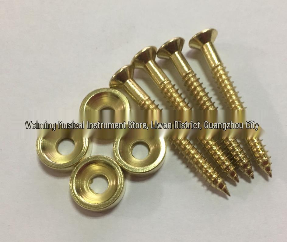 Electric Guitar/Bass Neck Connection Reinforcement Screw, 14mm Diameter