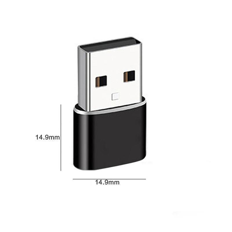 1 шт./2 шт./4 шт. USB-адаптер типа C USB 2,0 тип A «папа» на USB-тип C «мама» конвертер USB C адаптер для зарядки и передачи данных