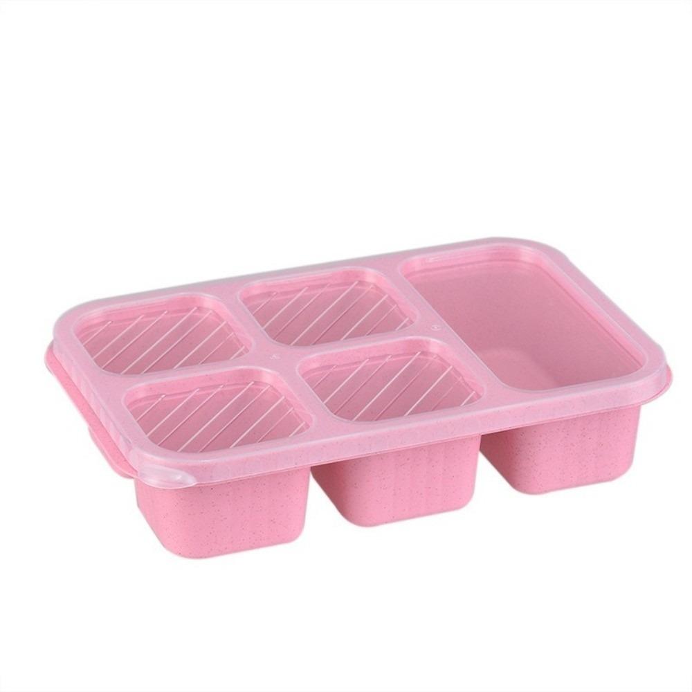 Plastic Fruits Box Transparent Lid Food Storage Box Fresh-keeping Lunch Box Students