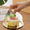 Cake Stand with Glass Dome Bread Display Serving Tray for Cookies