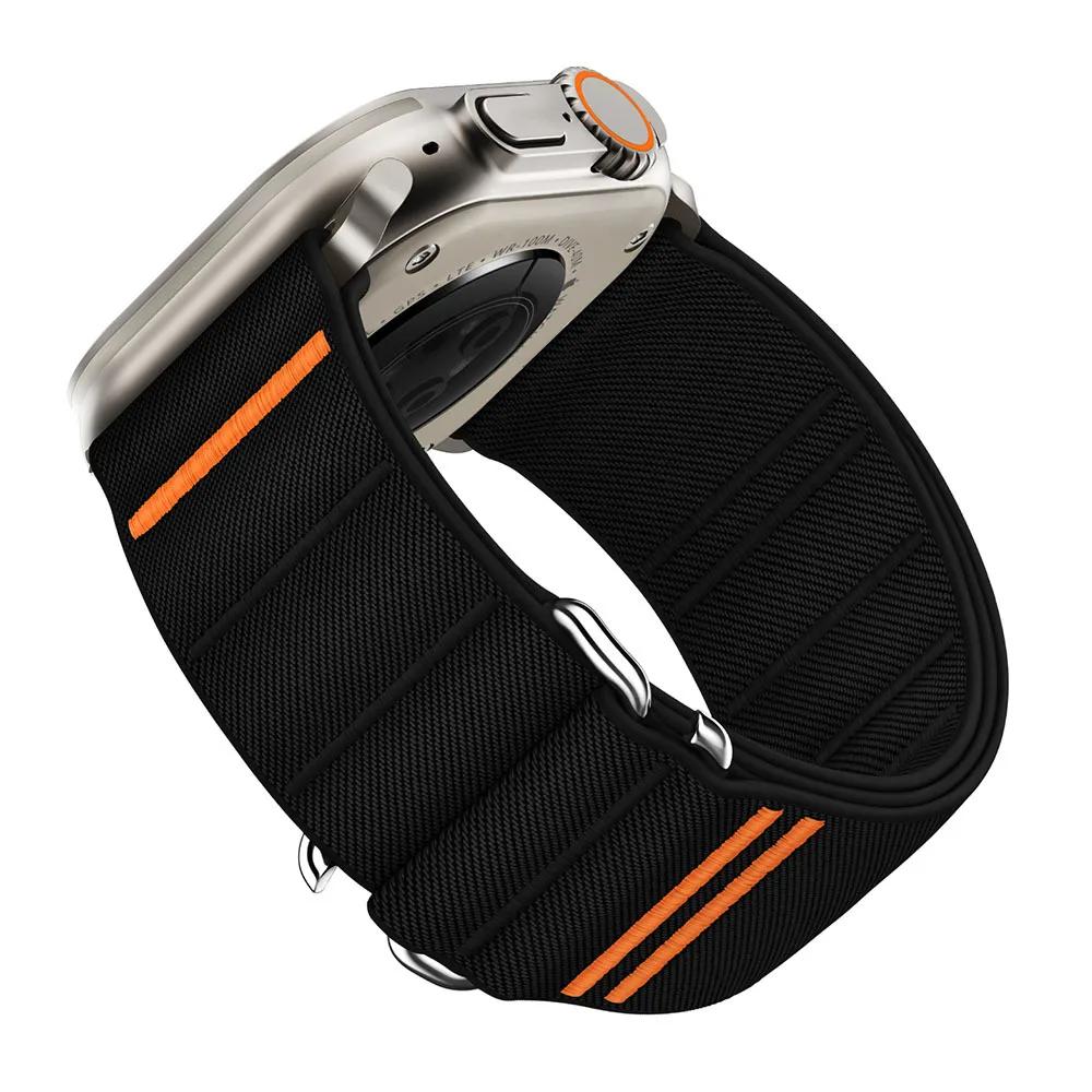 Нейлоновый ремешок-петля для Apple Watch Band 49 мм 46 мм 42 мм 45 мм 44 мм Спортивный браслет для IWatch Series Ultra 2 10 9 8 7 SE 6 5 4 Correa