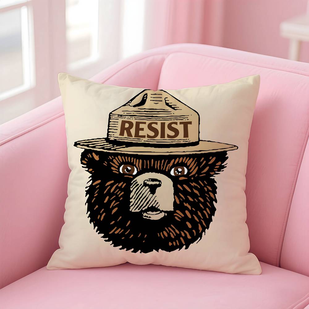 Аниме S-Smokey B-Bear Наволочка с рисунком наволочка для гостиной диванная наволочка декор для спальни