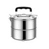 Stackable Insulated Food Container Stainless Steel Keep Warm Cylinder Food Warmer  Men Women