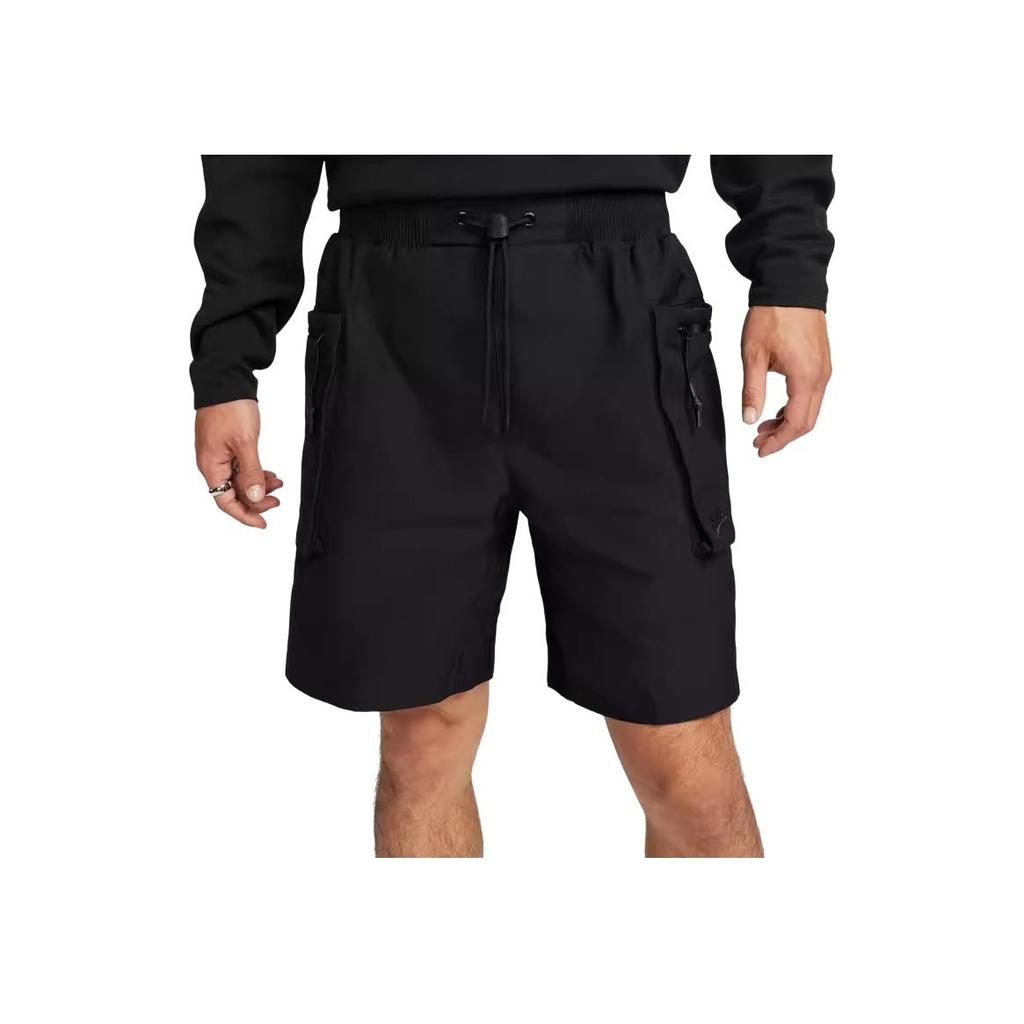 Nike Тканые шорты-карго с однотонным логотипом, мужские брюки, черные FB7529-010