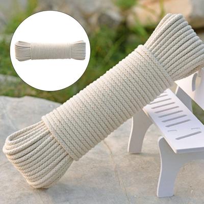 Мягкие бельевые веревки Прочная веревка для сушки белья Многоцелевая плетеная веревка Для помещений