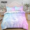 Colorful Marble Duvet Cover Abstract Geometric Bedding Set King Queen For Adults Kids Bedroom Decor Microfiber Comforter Cover