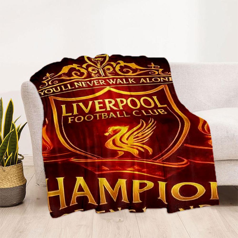 Liverpool Football Club Blanket Durable Comfort Perfect For Seaside Livingroom Bed Four Seasons Multipurpose Modern Style