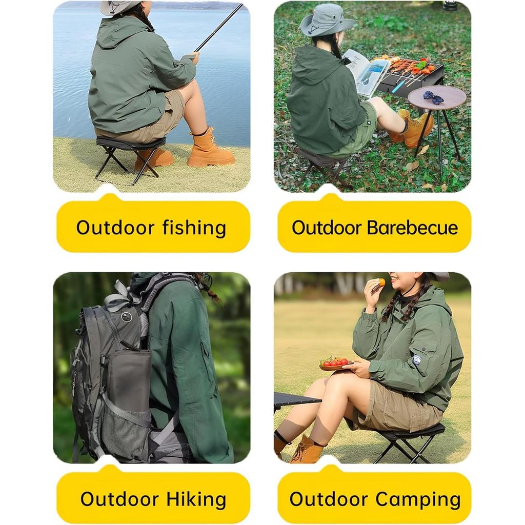 Складной стул для рыбалки, переносной табурет для кемпинга, подарок для рыбака