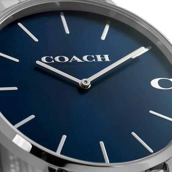 Coach Мужские часы Charles с синим циферблатом и серебристым стальным ремешком - 14602429