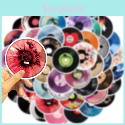 50 Персонализированных Виниловых Наклеек на CD для Гитары, Блокнота и Багажа Оптом