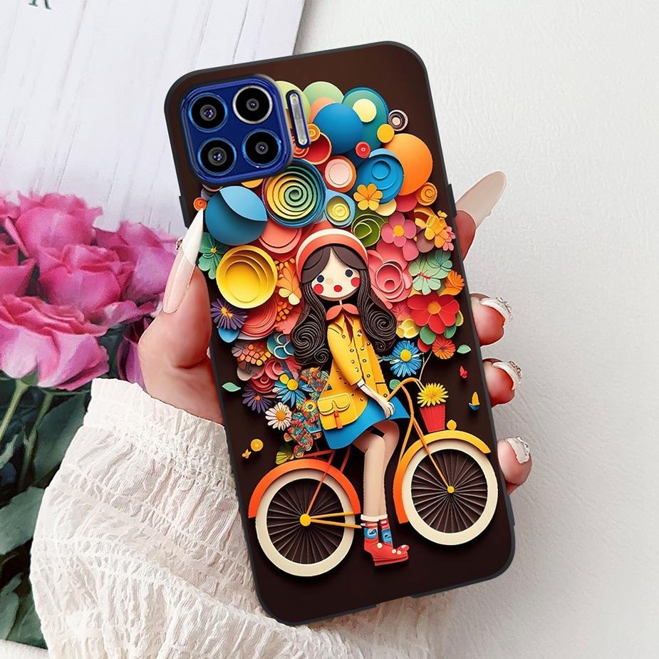 Для Motorola Moto One 5G Чехол Роскошный Модный Расписной Чехол 6.7'' Мягкий ТПУ Чехол для Телефона Для Motorola One MotoOne 5G Задняя Крышка Сумки
