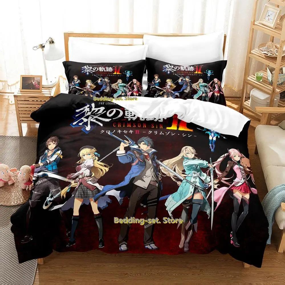 Новый Постельный набор The Legend Of Heroes Kuro No Kiseki 2 Односпальный Полуторный Двуспальный Кинг-сайз Набор для кровати Взрослый Детский Спальня Комплекты пододеяльников