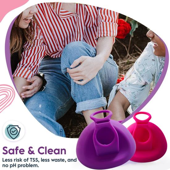Менструальная чаша без побочных эффектов, легко носить с собой, нескользящий силиконовый диск для менструального цикла для женщин