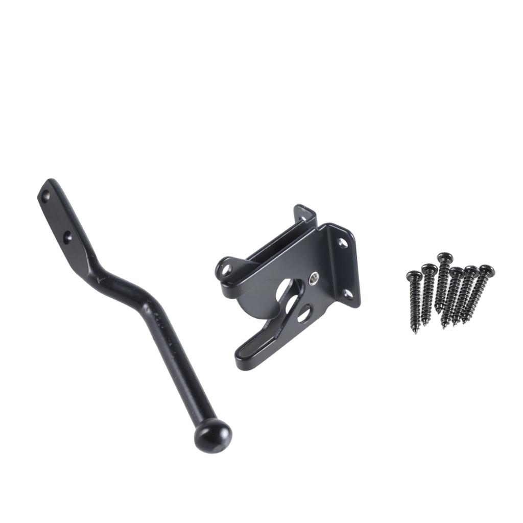 Надежная стальная защелка для ворот с винтами Простая установка Самозакрывающиеся дверные задвижки Самоблокирующиеся предохранительные защелки для наружного использования