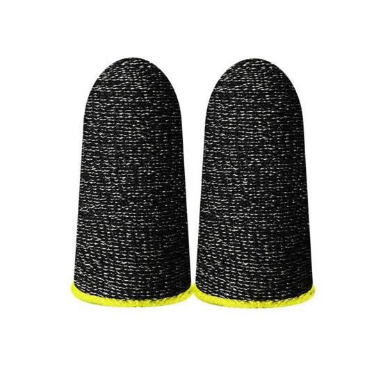 1 Pair Finger Cover Sweat-proof Sensitive Ultra-thin Video Games Touch Screen Fingertip Gloves for PUBG Mobile Game