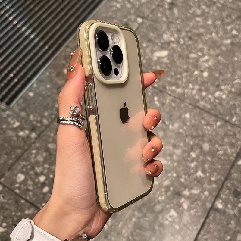 Роскошный прозрачный чехол для iPhone 15 14 13 12 11 Pro Max 7 8 Plus X Xs Max XR ударопрочный прозрачный мягкий чехол из ТПУ