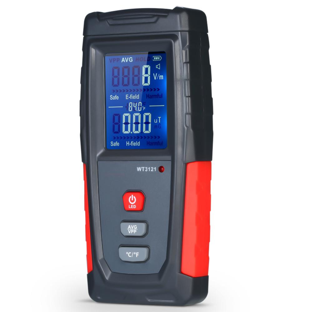 Wintact High Precision Handheld Mini Digital LCD EMF Tester Electromagnetic