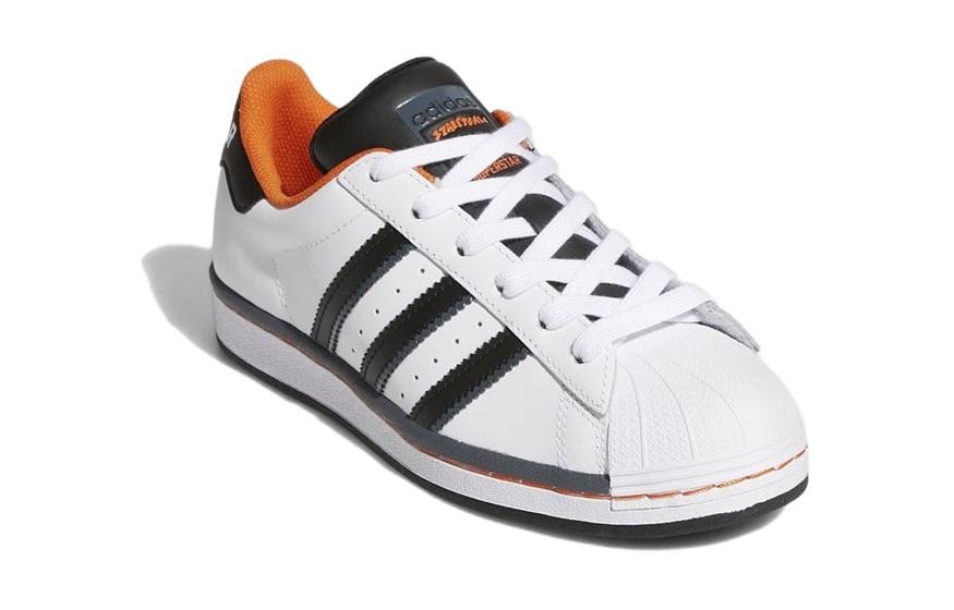 adidas Superstar Cloud White Orange GS FV3685