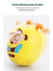 Large Blinking Cartoon Baby Tumbler Toy for 6-12 Months - Early Education Puzzle