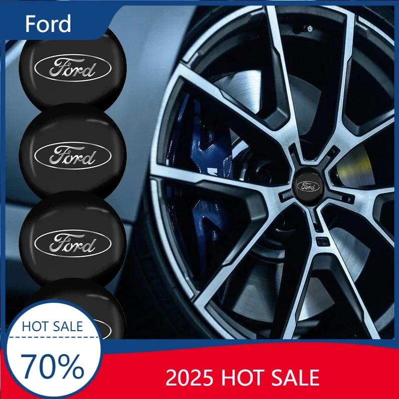 2025 Горячие Для Ford Новый Автомобиль Центральная Заглушка Колеса Колпачки Ступицы Значок Наклейка Для Ford Focus 2 MK2 3 4 ST Mondeo Festiva Fusion Подойдет Fiest