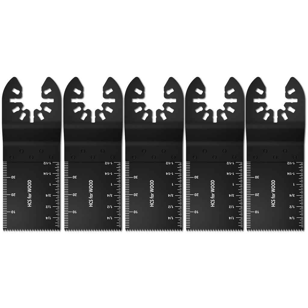 Oscillating Saw Blades Fast Fit Mixed Blades Oscillating Saw Blade Kit Multitool Blades for Metal, Wood, Plastic, MDF & More
