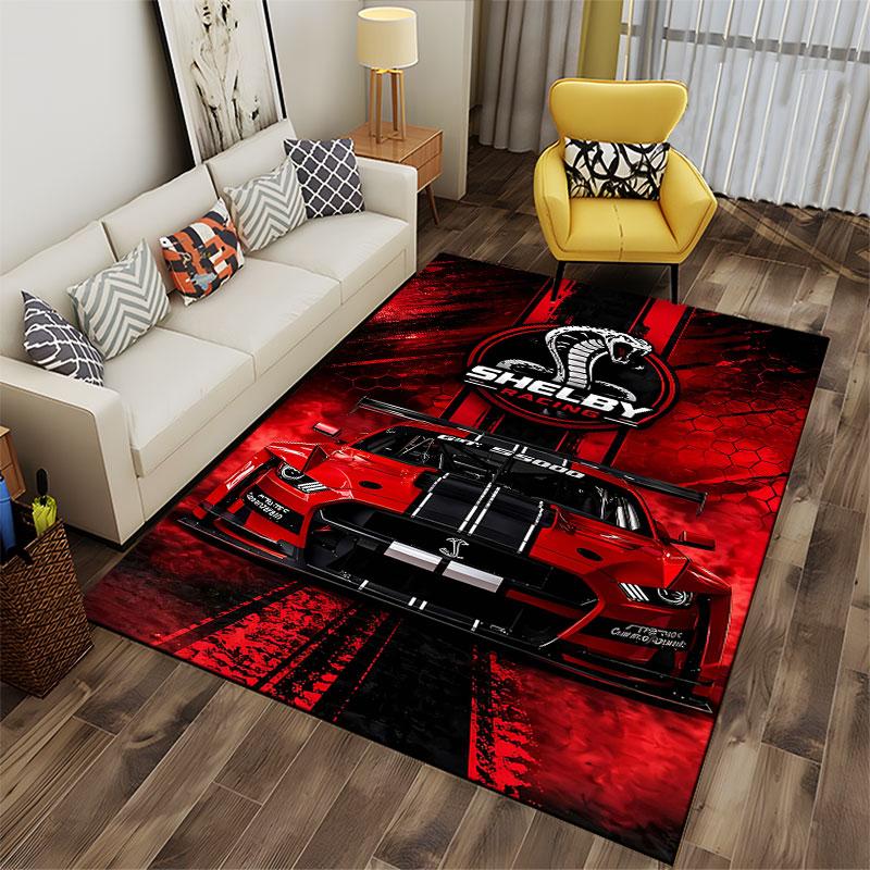 Shelby Racing GT500 Design suitable as a non-slip mat for the living room or bedroom sofa
