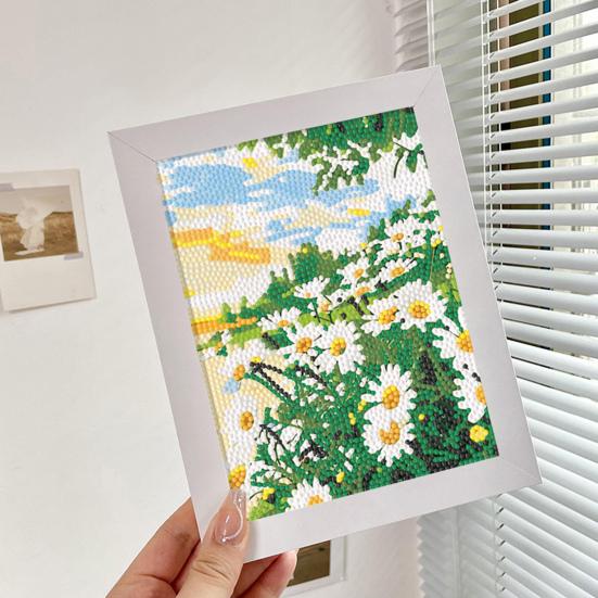 5D алмазный художественный набор с узором подсолнуха, яркий цвет, снятие стресса, повышение уверенности, мозаика, вышивка, полный набор для вышивки крестиком со стразами