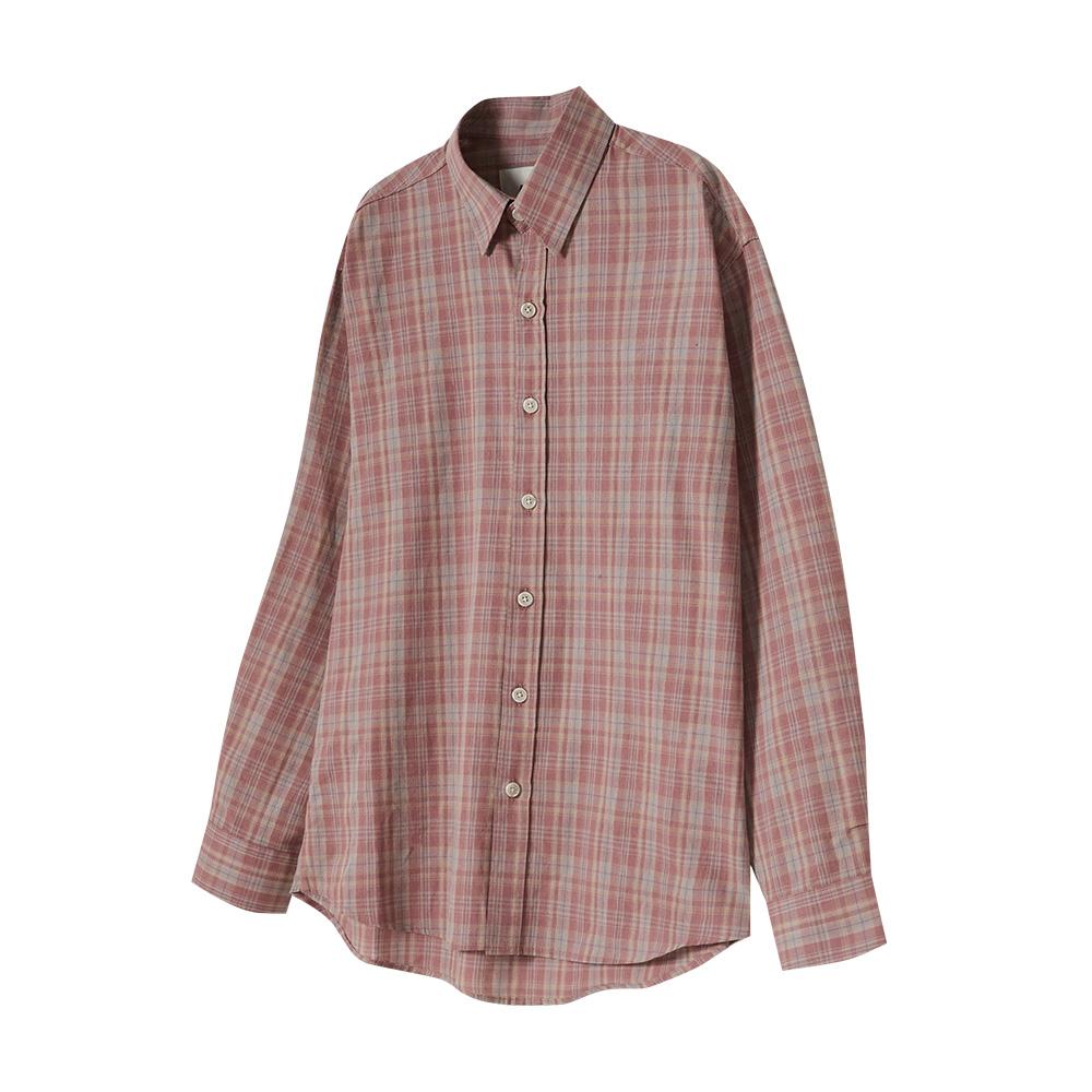 AMOU 60S Vintage Check Shirts Red