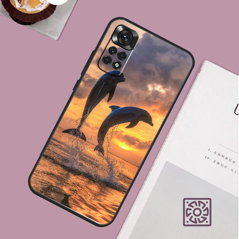 Чехол 'Морской Дельфин' для Xiaomi Redmi Note 12 9 10 11 13 Pro Plus 9S 10S 11S 12S Redmi 12 10C 12C 13C