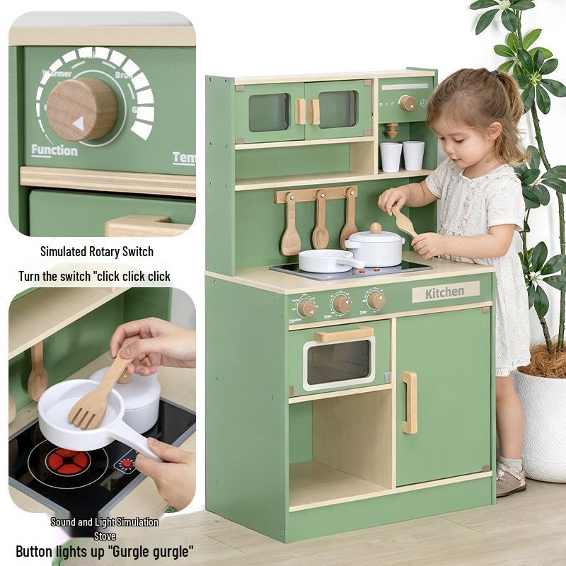 Деревянный игровой набор-кухня для детей - Лесной стиль