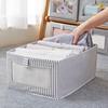 Storage Bins Wear Resistant Sturdy Space Saving Useful Foldable Cloth Storage Cube Basket Bins Organizer for Office