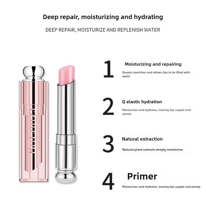 Color-changing Moisturizing Lip Balm, Hydrating Lip Oil, Ladies' Soft and Hydrating Lip Care, Color-changing Lip Balm