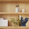 Готические подставки для книг в виде дракона, средневековые 3D-печатные подставки для книг в виде статуи дракона для домашнего офиса, книжных полок, декора гостиной
