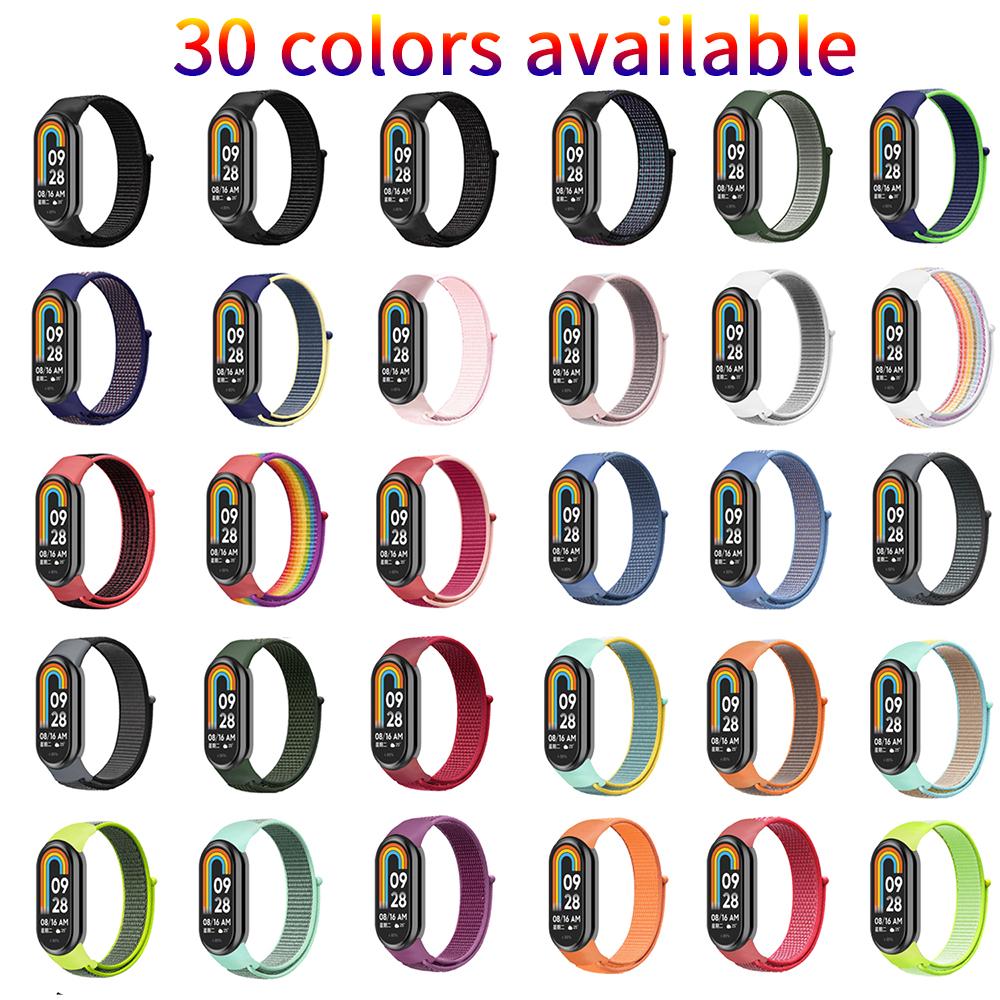 Нейлоновый ремешок для браслета Xiaomi Mi Band 8, мягкий ремешок для часов Pulse Correa, браслет Mi Band, спортивная петля, аксессуары Mi Band8