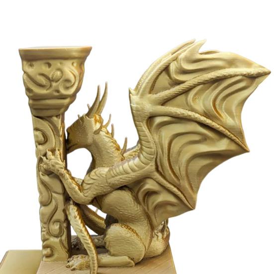 Готические подставки для книг в виде дракона, средневековые 3D-печатные подставки для книг в виде статуи дракона для домашнего офиса, книжных полок, декора гостиной