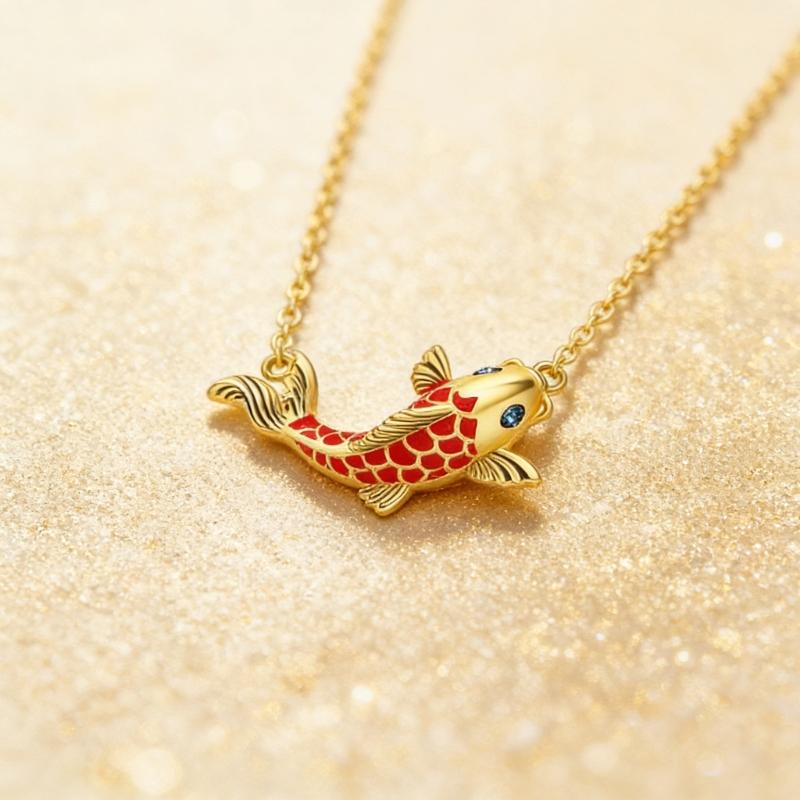 Элегантное Рыбье Ожерелье Сплав Ключичная Цепочка Регулируемая Длина Цепочка На Шею Для Женщин Модные Украшения Подарок