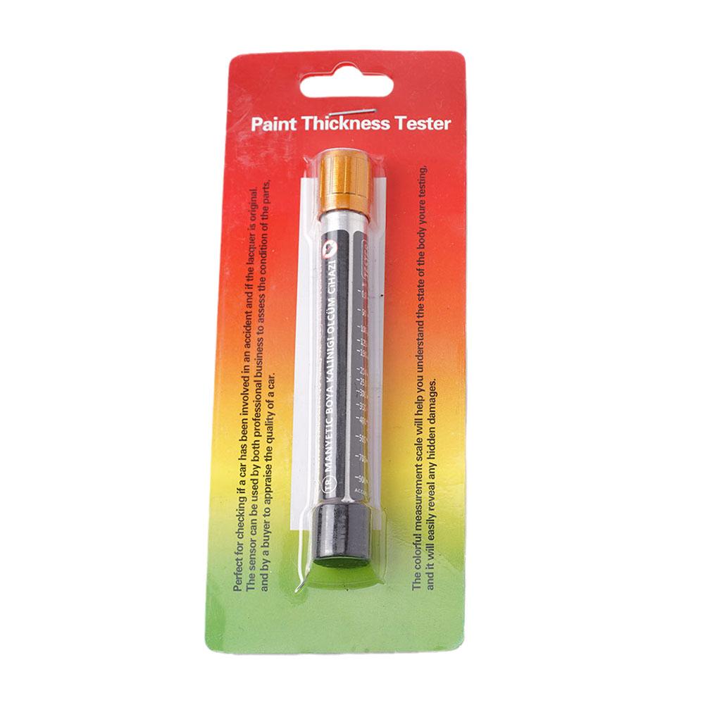 Тестер толщины автомобильной краски Ручка Auto Lak Test Bit Портативный тестер покрытия автомобильной краски Измеритель толщины Измеритель удара для автомобиля