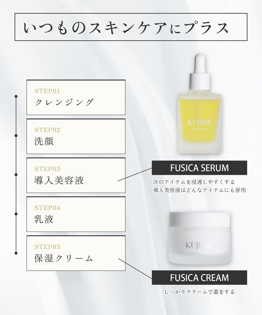 KUJIME FUSICA CREAM Увлажняющий Kyoritsu Cosmetic Уход за кожей Культура стволовых клеток пульпы зуба человека [Официальный] Крем, Косметика доктора, Хирургия,