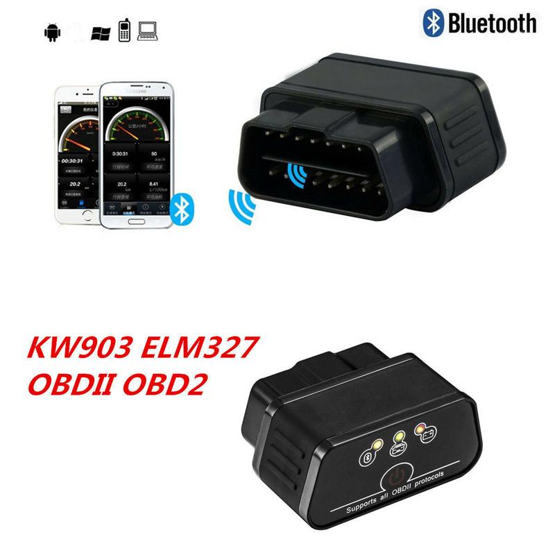 ODB2 OBDII Bluetooth Автомобильный Диагностический Сканер Считыватель Кодов Инструмент Для Android
