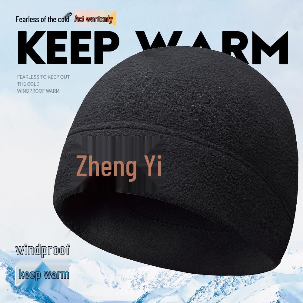 Унисекс флисовая шапка для осени/зимы: Ветрозащитное тепло для занятий спортом на открытом воздухе, велоспорта, катания на лыжах и бега