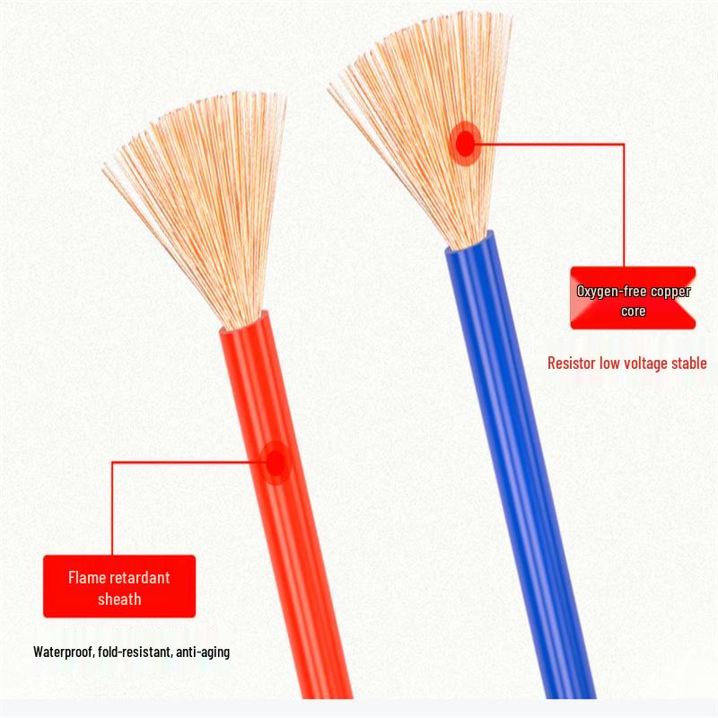 CCC Certified Multi-Strand Flexible Copper Wire RV0.5-16² - Power Cord & Signal Wire