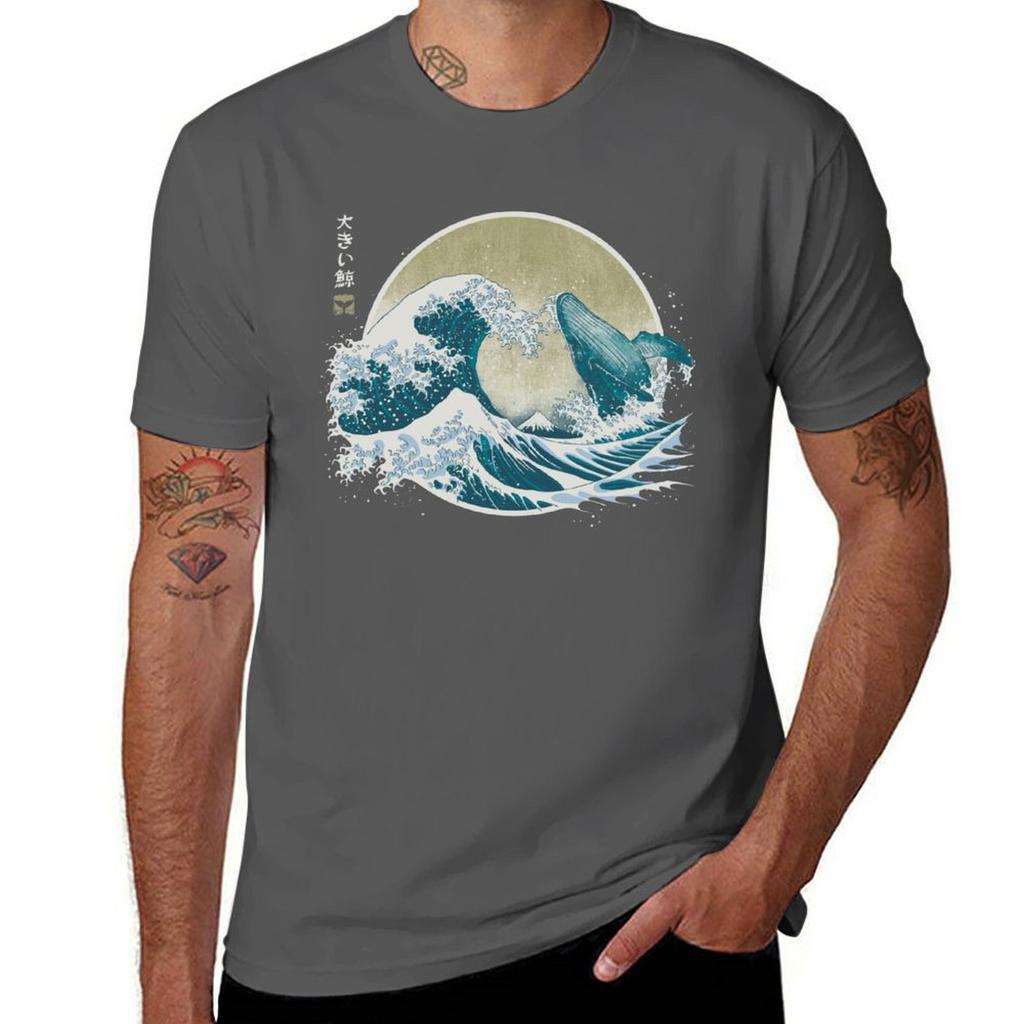 The Great Whale TShirt Everyday Wear Basic Short Sleeve Top