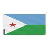 Bannière Drapeau De Djibouti 6 Oeillets 40x80cm En Polyester