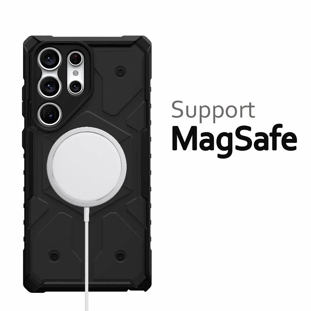 Противоударный чехол Pathfinder Pro Macsafe Magnetic для Samsung Galaxy S25Ultra S24 Ultra S23 Plus S24Ultra S23ULTRA Прочный чехол MagSafe